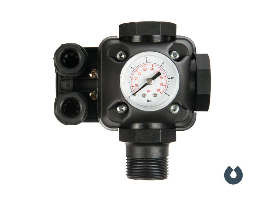 Реле давления с манометром Unipump РМ/5-3W