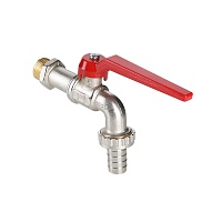 Кран VALTEC шар. со штуц. 1