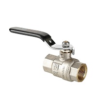 Кран VALTEC шар. PERFECT, стальная рукоятка 1 1/2" вн.-вн. 2/8
