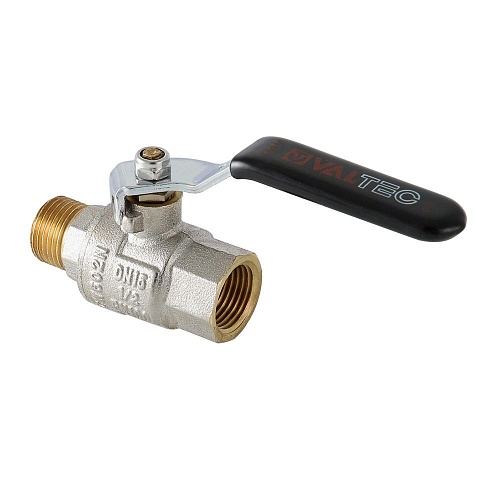 Кран VALTEC шар. PERFECT, стальная рукоятка 1 1/4" вн.-нар. 2/12