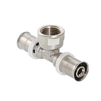 Тройник пресс с переходом на вн. р. 20х1/2"х20 VALTEC 10/60