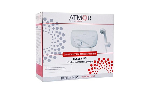 Проточный водонагреватель ARISTON ATMOR CLASSIC 501 3500 Душ