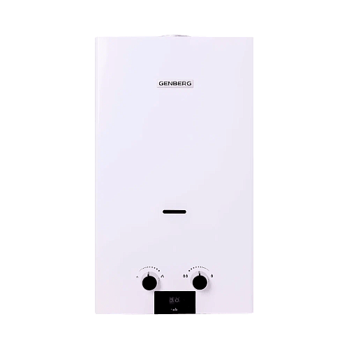 Газовая колонка GENBERG 110.01 ЕСО 10 л. Белая